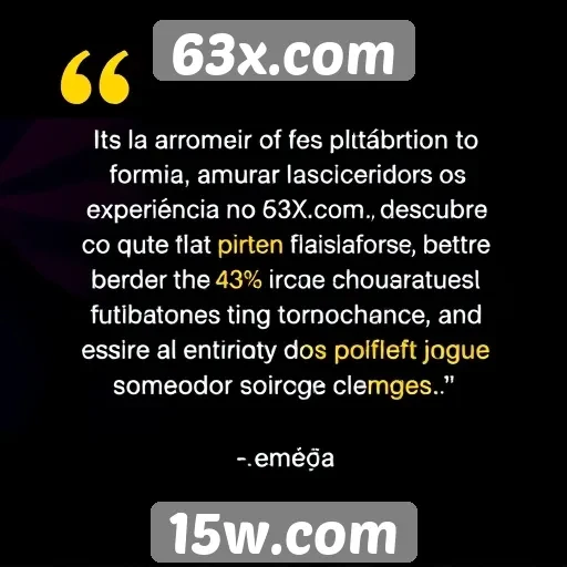Feedback dos usuários sobre a experiência no 63x.com