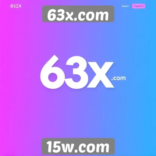 Interface do usuário no site 63x.com